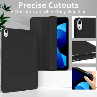 iPad Air 11 - Air 10.9 - Zwart  - Smart Cover