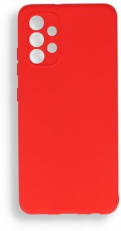 Samsung A32 5G - Siliconen Back Cover - Rood