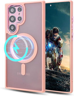 Samsung S22 Ultra - Matte MagSafe Armor - Roze