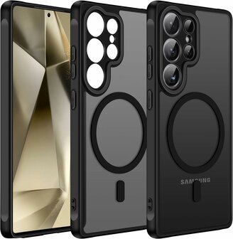 Samsung S23 Ultra - Matte MagSafe Armor - Zwart
