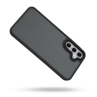 Samsung S24 FE - Frame Back Cover - Zwart