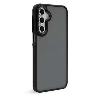 Samsung S24 FE - Frame Back Cover - Zwart