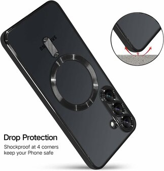 Samsung S25 Plus - MagSafe TPU Back Cover - Zwart