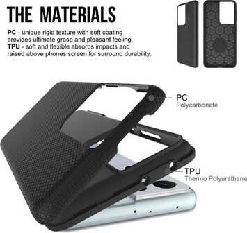 Samsung S20 Ultra Zwart - Anti Slip Matte Armor