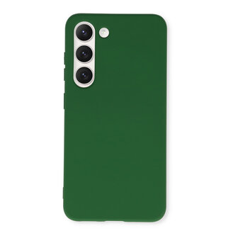 Samsung S23 - HQ TPU Back Cover - Donker Groen