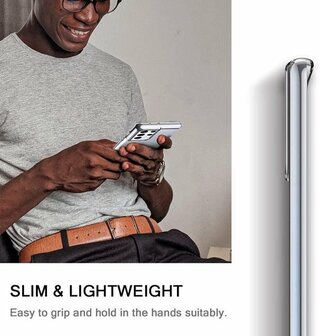 Samsung S21 Ultra - Siliconen Back Cover - Transparant