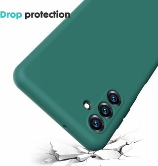 Samsung M23 - Siliconen Back Cover - Groen
