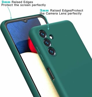 Samsung M23 - Siliconen Back Cover - Groen