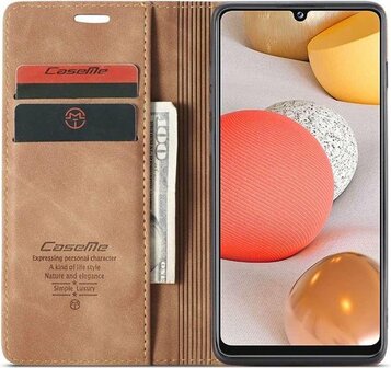 Samsung A42 5G Sienna Brown - Book Case