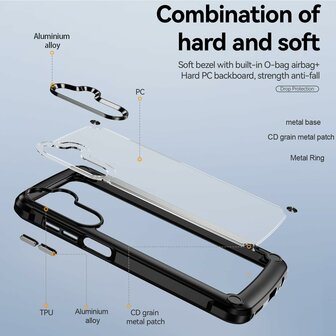 Samsung A15 Zwart - Armor Back Cover