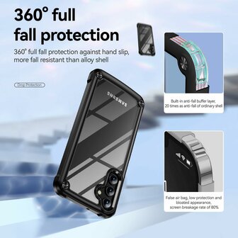 Samsung A15 Zwart - Armor Back Cover