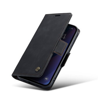iPhone 15 Plus Charcoal Gray - MagSafe Book Case