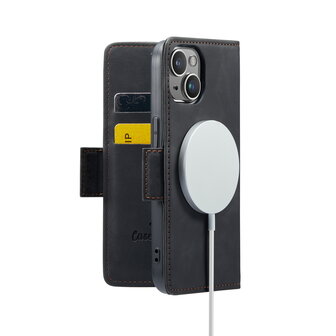 iPhone 15 Plus Charcoal Gray - MagSafe Book Case