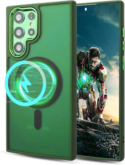 Samsung S22 Ultra - Matte MagSafe Armor - Groen