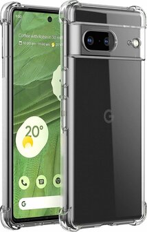 Pixel 8 - Anti Shock &amp;amp; 2x Glas - Transparant