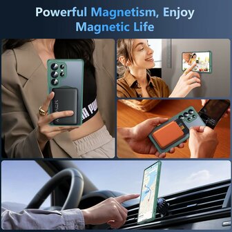 Samsung S23 Ultra - Matte MagSafe Armor - Groen