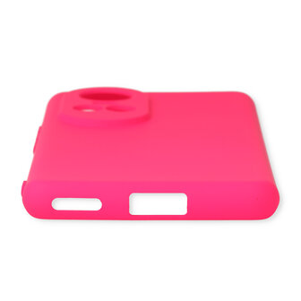 Reno 10 &amp;amp; Reno 10 Pro - Siliconen Back Cover - Neon Roze