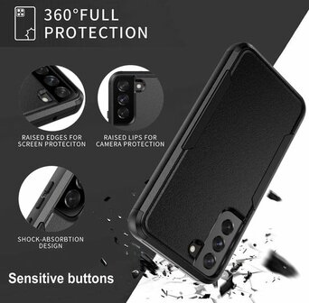 Samsung S22 Plus Zwart - Heavy Duty Armor