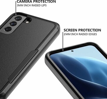 Samsung S22 Plus Zwart - Heavy Duty Armor