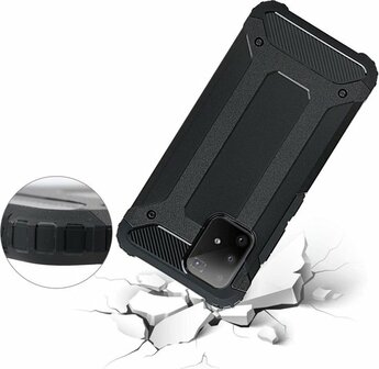 Samsung S10 Lite Zwart - Armor Back Cover