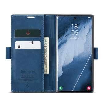 Samsung S24 Ultra Navy Blue - Book Case