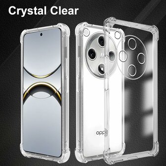 Find X8 Pro - Anti Shock &amp;amp; 2x Glas - Transparant