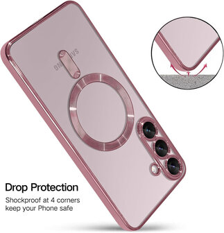 Samsung S25 - Magsafe TPU Back Cover - Roze