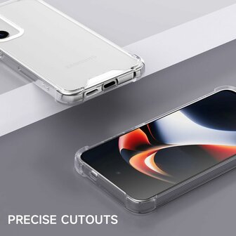 Samsung S25 Plus - Anti Shock Cover &amp;amp; 2x Glas - Transparant
