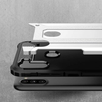 Samsung M11 Zwart - Armor Back Cover