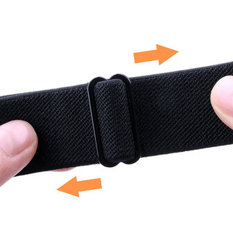 Hoco Fashion WA 04 Watch Bandje - Geschikt voor Watch - 38MM / 40MM / 41MM - Zwart