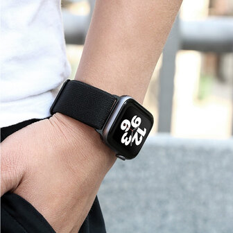 Hoco Fashion WA 04 Watch Bandje - Geschikt voor Watch - 38MM / 40MM / 41MM - Zwart