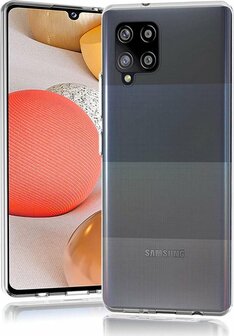 Samsung A42 5G - Siliconen Back Cover - Transparant
