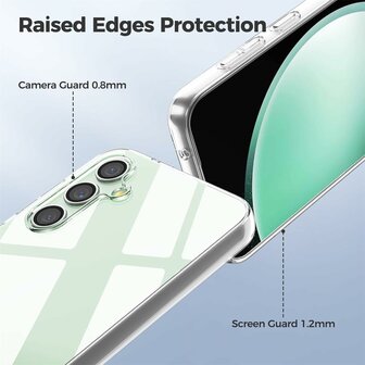 Samsung A05s - Siliconen Back Cover - Transparant