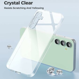 Samsung A05s - Siliconen Back Cover - Transparant