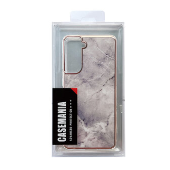 Samsung S24 - Marmer Back Cover - Steen