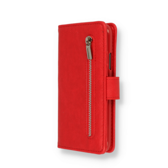 Samsung S25 - Rood - HQ Book Case met Rits