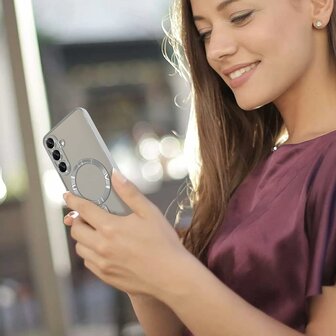 Samsung S25 - Magsafe TPU Back Cover - Zilver