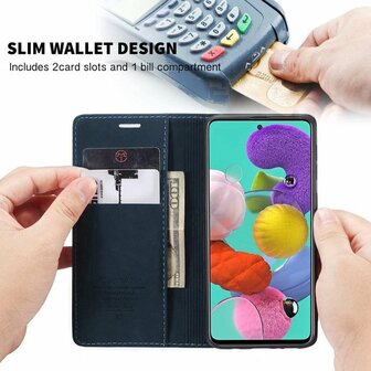 Samsung A72 Navy Blue - Book Case