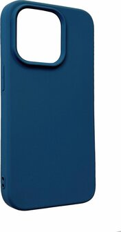 iPhone 14 Pro - HQ TPU Back Cover - Donker Blauw