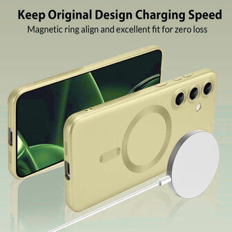 Samsung S25 - MagSafe Matte TPU - Goud