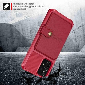 Samsung A52 - Rood - RFID Back Cover