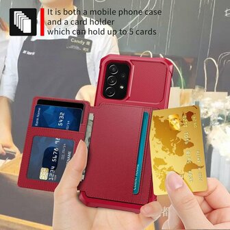 Samsung A52 - Rood - RFID Back Cover