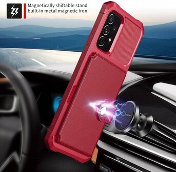 Samsung A52 - Rood - RFID Back Cover