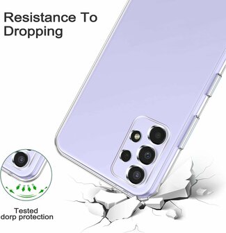 A32 4G - Back Cover &amp;amp; 2x Glas - Transparant
