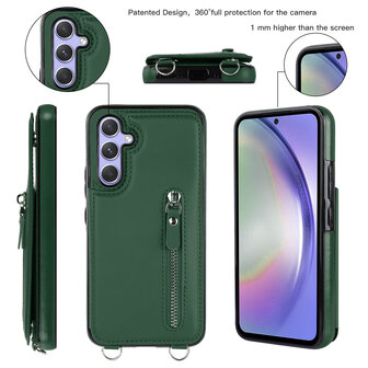 Samsung S25 - Groen - Back Cover met Koord