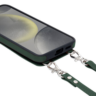 Samsung S25 - Groen - Back Cover met Koord