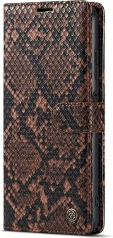 Samsung A22 5G Bruin - Slangen Book Case