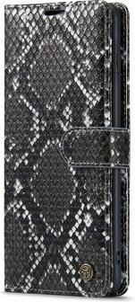 Samsung S10 Plus Zwart - Slangen Book Case