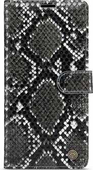 Samsung S10 Plus Zwart - Slangen Book Case