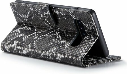Samsung S10 Plus Zwart - Slangen Book Case